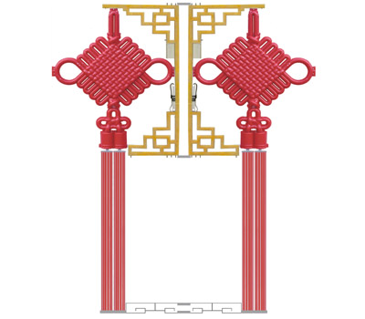 大M型發(fā)光支架中國(guó)結(jié)燈