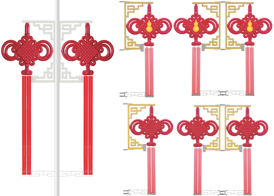 小S型內(nèi)發(fā)光中國(guó)結(jié)燈款式集 內(nèi)發(fā)光支架中國(guó)結(jié)燈